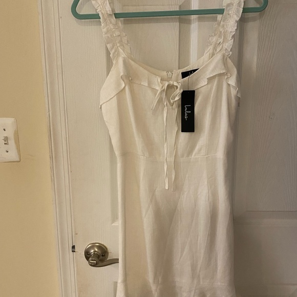 Lulu’s Days Like This Ruffled Minidress in white - Picture 3 of 5